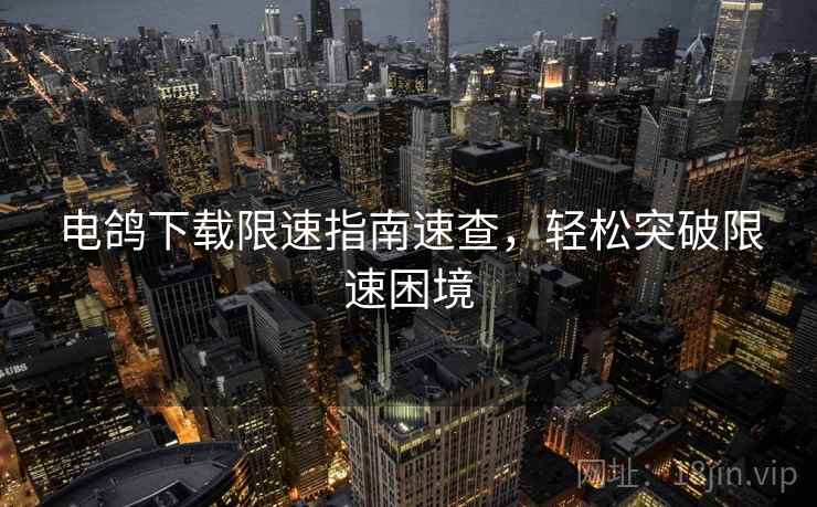 电鸽下载限速指南速查，轻松突破限速困境